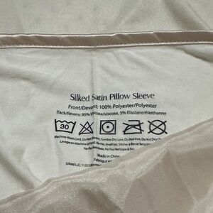 Zara Cream Satin Pillowcase